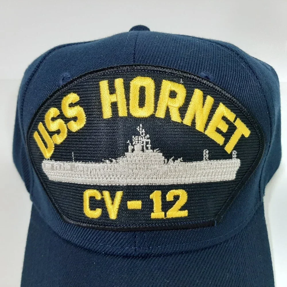 U.S. Navy USS Hornet CV-12 Men's Cap Hat Navy Blue